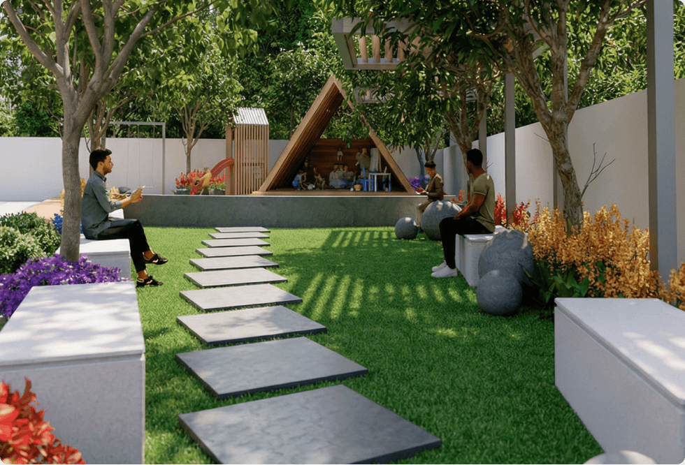 Chromotherapy Garden