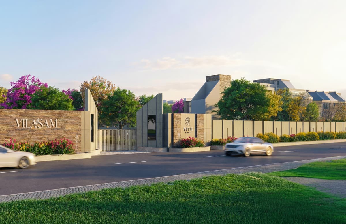 Vilasam gated community entrance view
