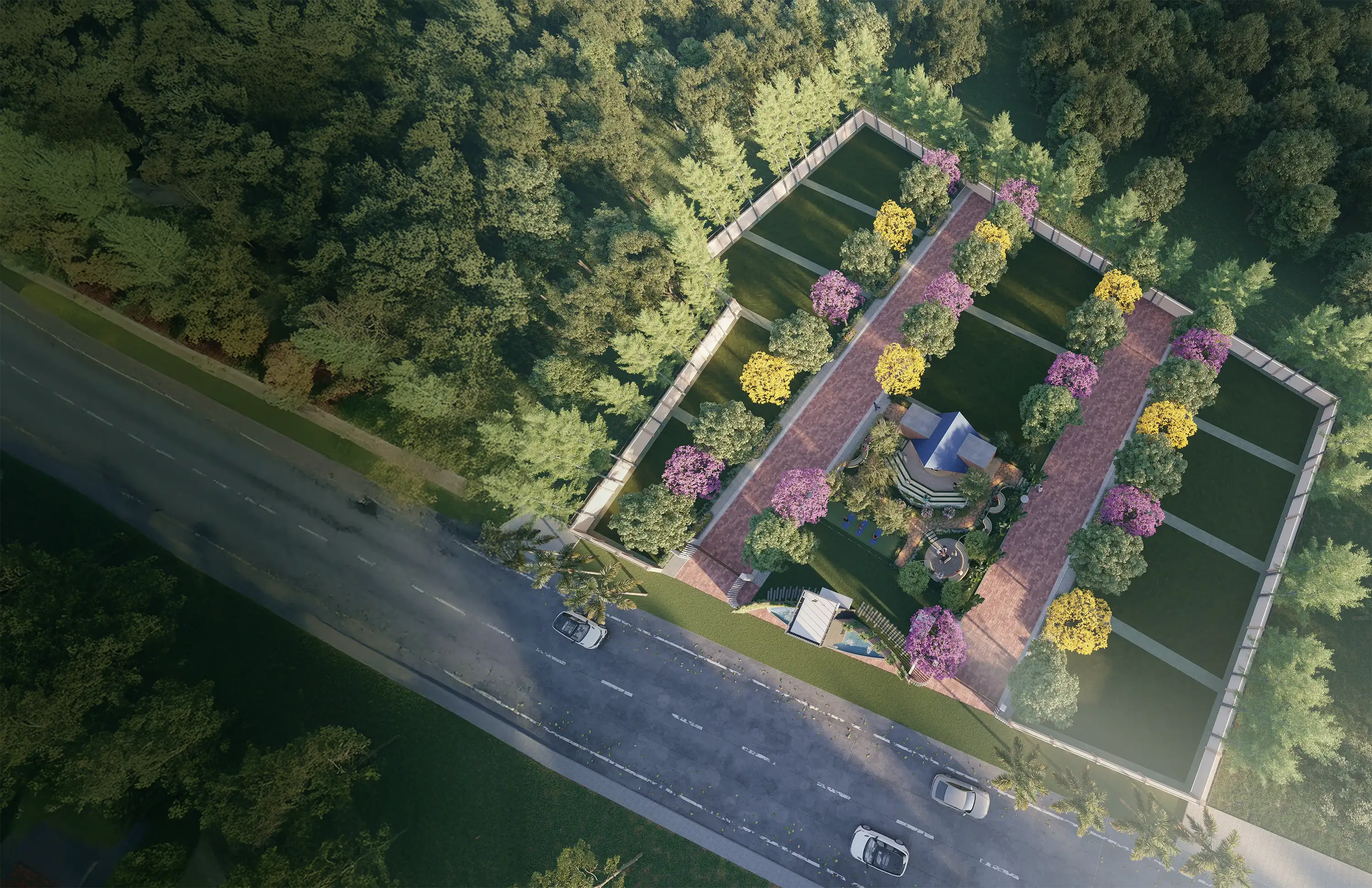 Vaikuntam city elite background